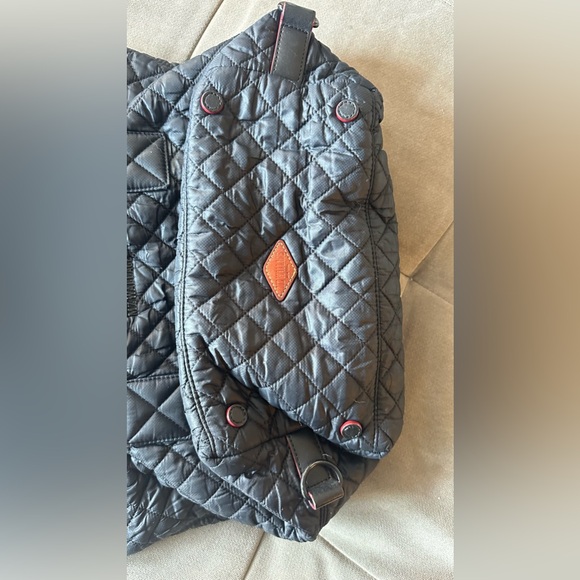 MZ Wallace Black Oxford Quilted Medium Sutton Tote Bag - Picture 6 of 12